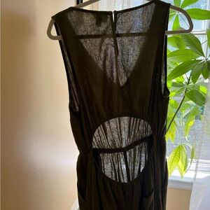 Universal Thread Black Backless Jumpsuit